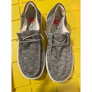 Hey Dude Wendy sox Antique Rose slide ons size 10